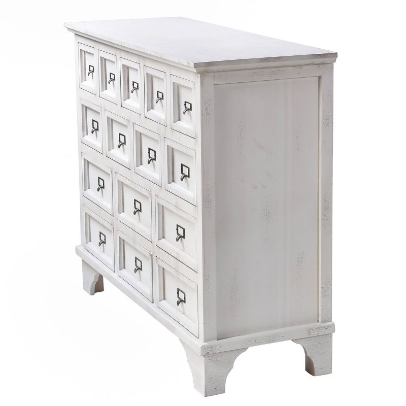 Apothecary Cabinet with 15 Drawers White - Stylecraft, 4 of 8
