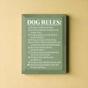 Slickblue Rustic Dog Lover Wall Decor – 10 Funny Dog Rules Sign – Pet Humor Wooden Accent – 9x12 inches, Color Options - 2 of 3