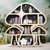 Attop Wooden Mushroom Floating Shelves, Crystal Display Shelf for Wall, Cute Mushroom Wall Decor, Rock Gem Stone Storage Organizer - 2 of 4