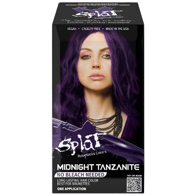 Splat Midnight Kit Semi Permanent Hair Color - Tanzanite - 6.75 fl oz