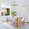 LuxenHome Set of 2 Distressed Ivory White Wood Flower Wall Decor Wall Art Off-White - 4 of 4