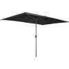 Sonkuki 11x7Ft Double-Sided Patio Umbrella with Large Canopy Outdoor Table Umbrella for Garden, deck and pool - 2 of 4