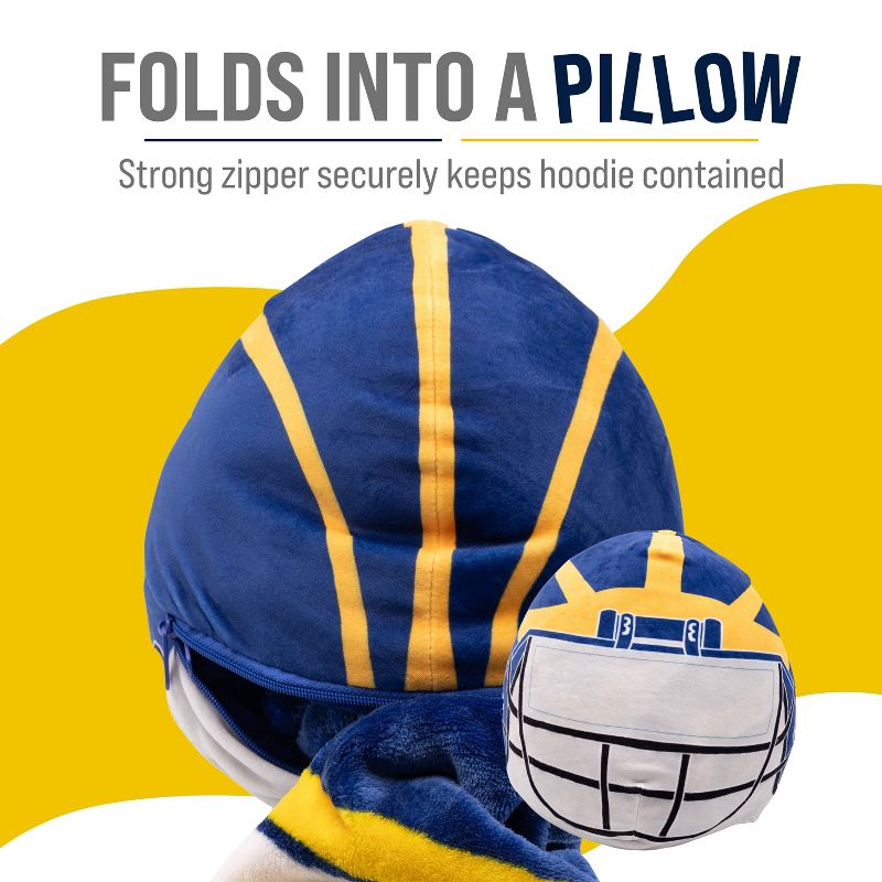 University of Michigan Snugible Blanket Hoodie & Pillow, 4 of 10