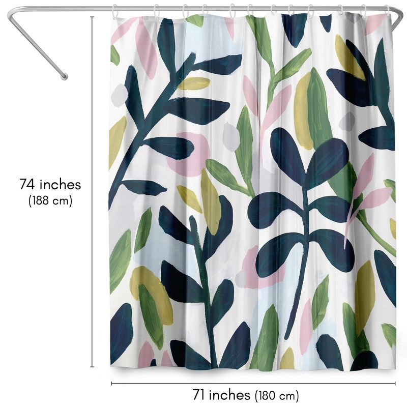 Americanflat 71" x 74" Shower Curtain Style 2 by PI Creative Art - Available in Variety of Styles, 3 of 8