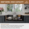 CASAINC 30" Stainless Steel Single Bowl Farmhouse Apron Kitchen Sink with Included Drain Rack & Drain Strainer - 3 of 4
