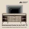 GDFStudio Crane Mid-Century Modern Wood TV Stand with 2 Drawers and 6 Shelves - 4 of 4