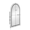 Arched Medicine Bathroom Cabinets For Wall, Bathroom Cabinets Modern, Wall Cabinets With Led-Lit Makeup Mirror With 3 Light Colors-Cuddlewood - 4 of 4