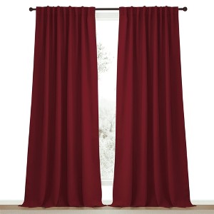 NICETOWN Backtab & Rod Pocket Blackout Thermal Curtain Panels, Set of 2 - 1 of 4