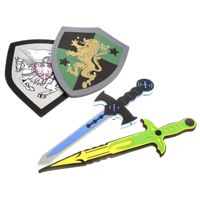 2-Pack Insten Play Foam Swords And Shields for Kids Deals