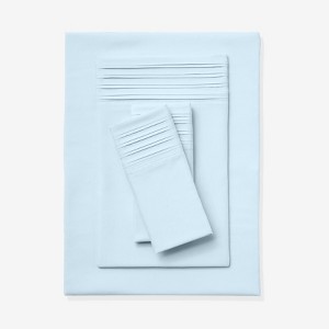 BrylaneHome Microfiber Pleated Hem Sheet Set - 1 of 2