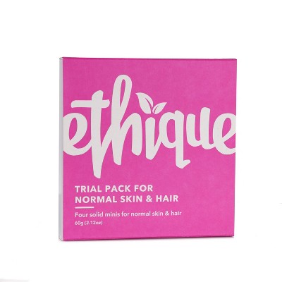 Ethique Hair and Body Bar Trial Pack for Normal Skin & Hair  - 2.12oz