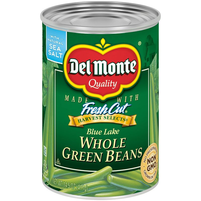 Del Monte Whole Green Beans - 14.5oz, 1 of 7