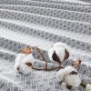 510 Design Twin XL Cotton 144 Thread Count Printed Cotton Sheets Diamond Gray - 4 of 4