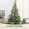 9ft Artificial Sparse Christmas Tree with Steel Stand and 4306 Tips for Home Office Holiday - 4 of 4