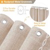 BAGOKIE 72"x72" Linen Blend Shower Curtain, Pack of 1 - 4 of 4