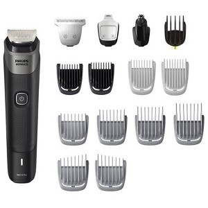 Philips Norelco Series 5000 Multigroom Men's Rechargeable Electric Trimmer - MG5910/49 - 18pc - 1 of 4