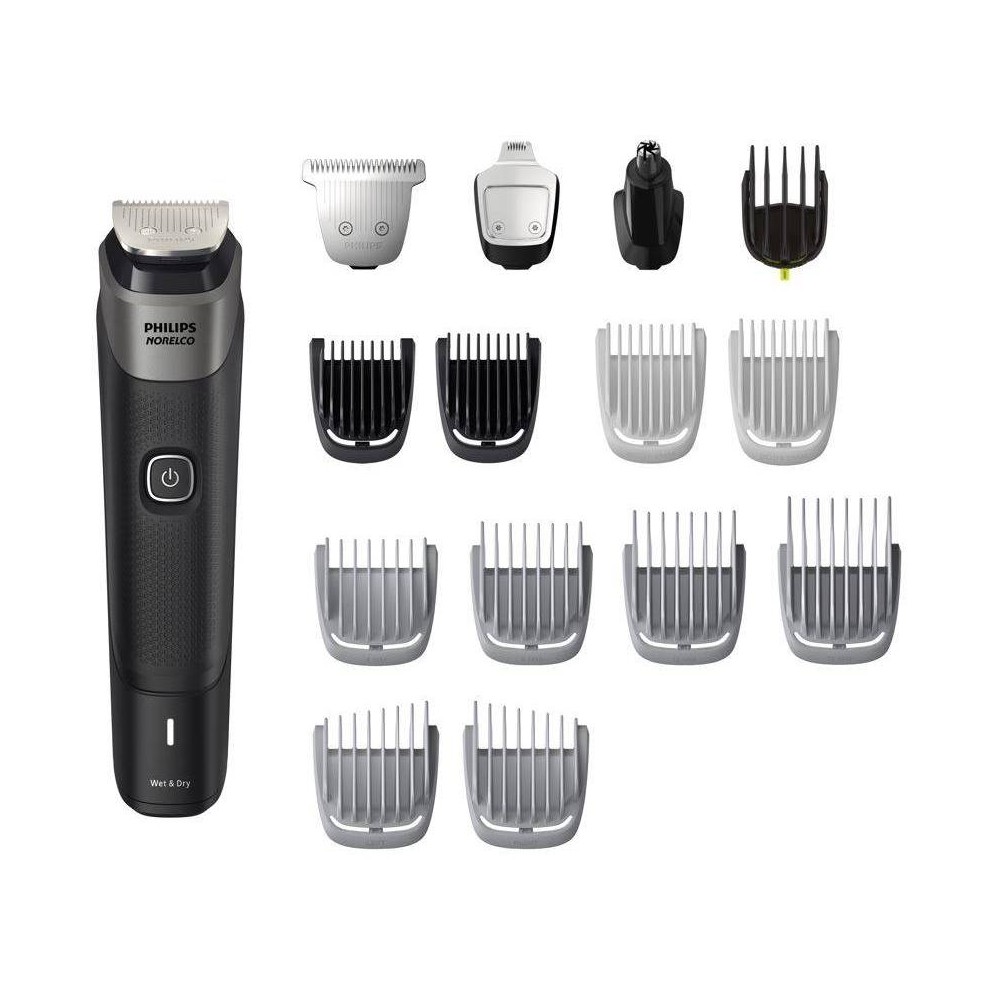 Photos - Hair Clipper Philips Norelco Series 5000 Multigroom Men's Rechargeable Electric Trimmer - MG5910/49 - 18pc