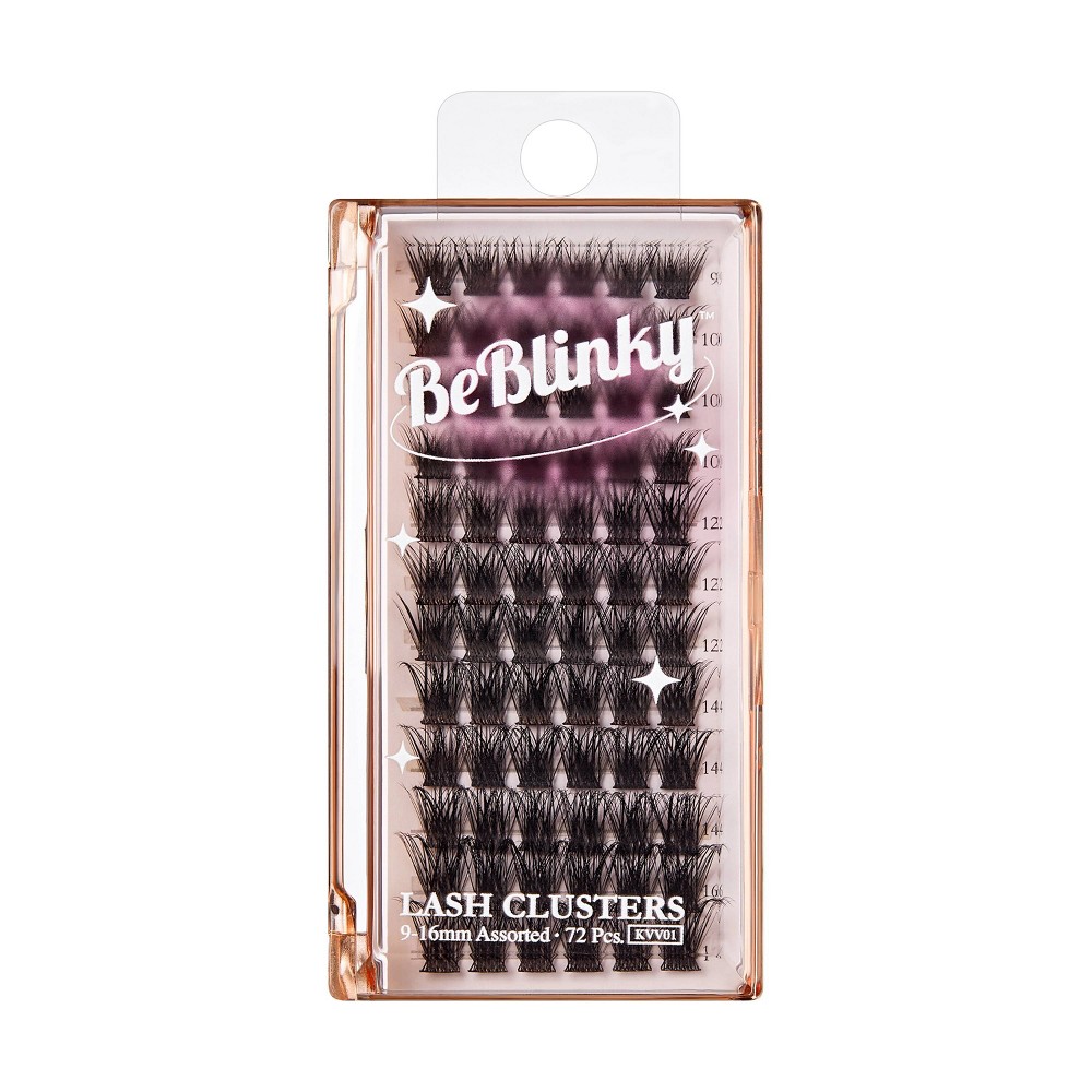 Photos - False Eyelashes BeBlinky Wide Ban  - Clusters No 01 - Natural - 72ct