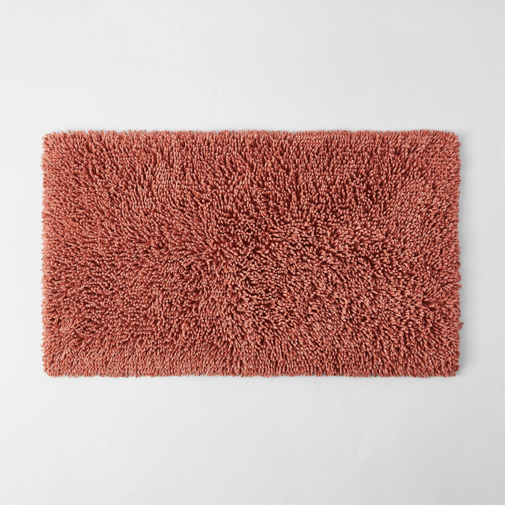 21"x34" Mélange Looped Bath Rug Blush/Peach - Casaluna