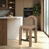 Meridian Furniture,Amari Vegan Leather Stool - 2 of 4