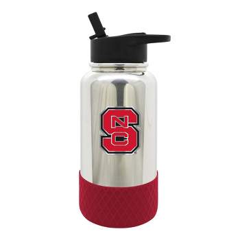 NCAA NC State Wolfpack 32oz Chrome Thirst Hydration Water Bottle