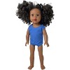 Doll Clothes Superstore Handmade Bathing Suit with Shell Print Cover-Up for 18-Inch Girl Dolls - 3 of 4