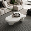 40" MDF Coffee Table with Cloud-Shaped Top and 3 Ball Legs with Child-Safe Rounded Corners and Easy Assembly - 4 of 4