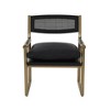 TOV Furniture Harlow Performance Vegan Leather Armchair in Black - 3 of 4
