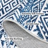 8'x10'Modern Geometric Area Rug, Plush Faux Wool Machine Washable Large Carpet with Non-Slip Backing for Living Room, Dining Table - 3 of 4