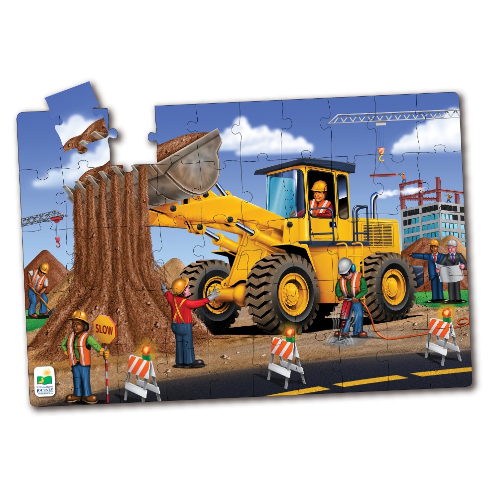 UPC 657092439081 product image for The Learning Journey Jumbo Floor Puzzles, 50pc - Dirt Digger Floor Puzzle | upcitemdb.com