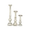 Traditional Candle Holder Set Of 3 - Brown - Olivia & May : Target