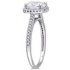 EVERLY JEWELRY  |   14K White Gold 1/4 CT Diamond TW And 2 CT DEW Created Moissanite-White Fashion Ring - 2 of 4
