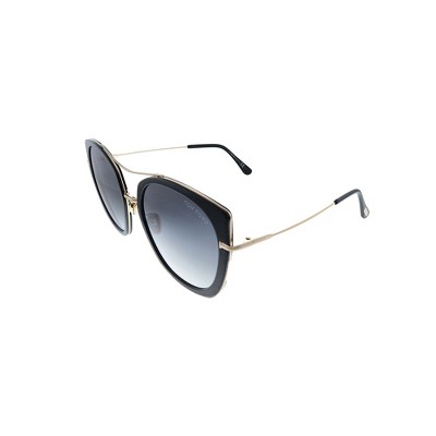 Tom Ford FT 760/F 01B Womens Cat-Eye Sunglasses Black 58mm