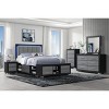 GlasFlength Decorative Wall Mirrors Square Accent Mirror Wall Mirror Polished Mirror Decorative Mirror for Living Room, Black, 35.43"*1.77"*35.43" - 2 of 4