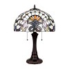 Chloe Lighting Claire Victorian-Style 2-Light Dark Bronze Finish Table Lamp 16" - 2 of 4