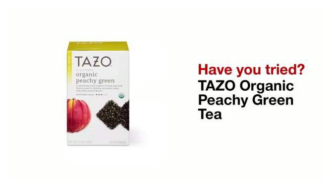 Tazo Organic Peachy Green Tea - 20ct, 2 of 11, play video