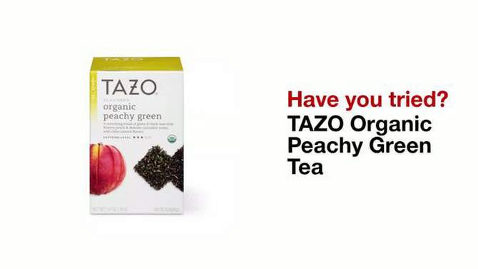 Tazo Organic Peachy Green Tea - 20ct, 2 of 11, play video