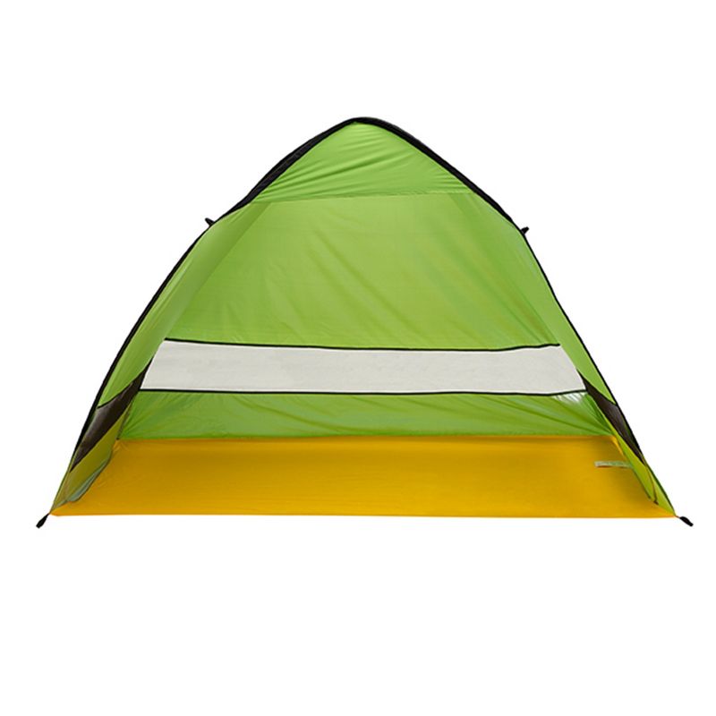 Pop Up Beach Tent with UV Protection and Ventilation Windows – Water and Wind Resistant Sun Shelter for Camping, Fishing, or Play by Wakeman (Green), 5 of 8