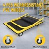 Hand Truck, Heavy Duty Moving Platform with 36¡Á24 Inch A3 Steel Deck -4 Caster Wheels for Easy Maneuvering - 3 of 4