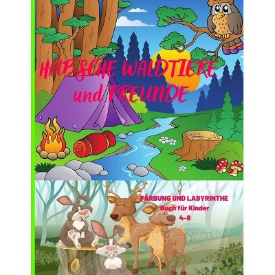 Hübsche Waldtiere Und Freunde - by  Fondant Ella (Paperback)