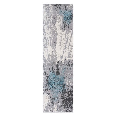 World Rug Gallery Modern Abstract Stain Resistant Soft Area Rug