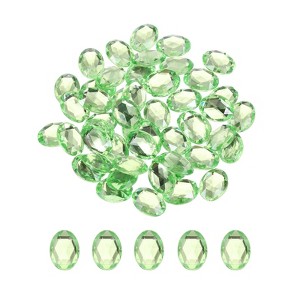 Unique Bargains Flat Back Artificial Rhinestones for Wedding DIY Crafts Party 50 Pcs - 1 of 4