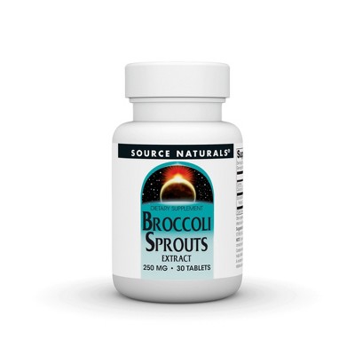 Broccoli Sprouts Extract 250 mg by Source Naturals, Inc.  -  30 Tablet