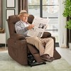 Costway Electric Power Lift Recliner Chair Living Room Sofa Chair with Massage & Heating - 3 of 4
