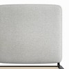 Full Parker Upholstered Headboard Light Gray - Zinus: Steel Frame, Foam Padding, Easy Attach - 3 of 4