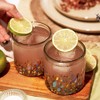 Twine Segunda Vida Artistico Tumblers Beverage Glasses, Mexico Glasses Set Home Cocktail Bar Gifts, 100% Recycled Glass, Multicolor 10oz Set of 2 - 3 of 4