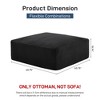 GYIIYUO 113" Boneless Sectional Cloud Couch Sofa Bed for Living Room, Modular Modern Lounge 3 Seater Couches with Chaise, No Assemble - 2 of 4