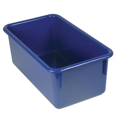 Romanoff Stowaway Tray no Lid, Blue (Pack of 6)