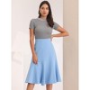 Hobemty Women's Office Midi Length High Waist Fishtail Skirt - image 2 of 4