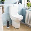 Evideco French Home Goods 4-Roll Freestanding Toilet Paper Holder & Reserve White or Chrome - 2 of 4